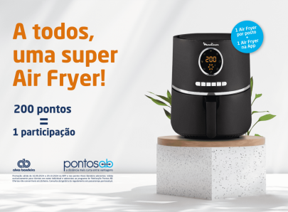 Alves Bandeira is giving away a super Air Fryer at every gas station